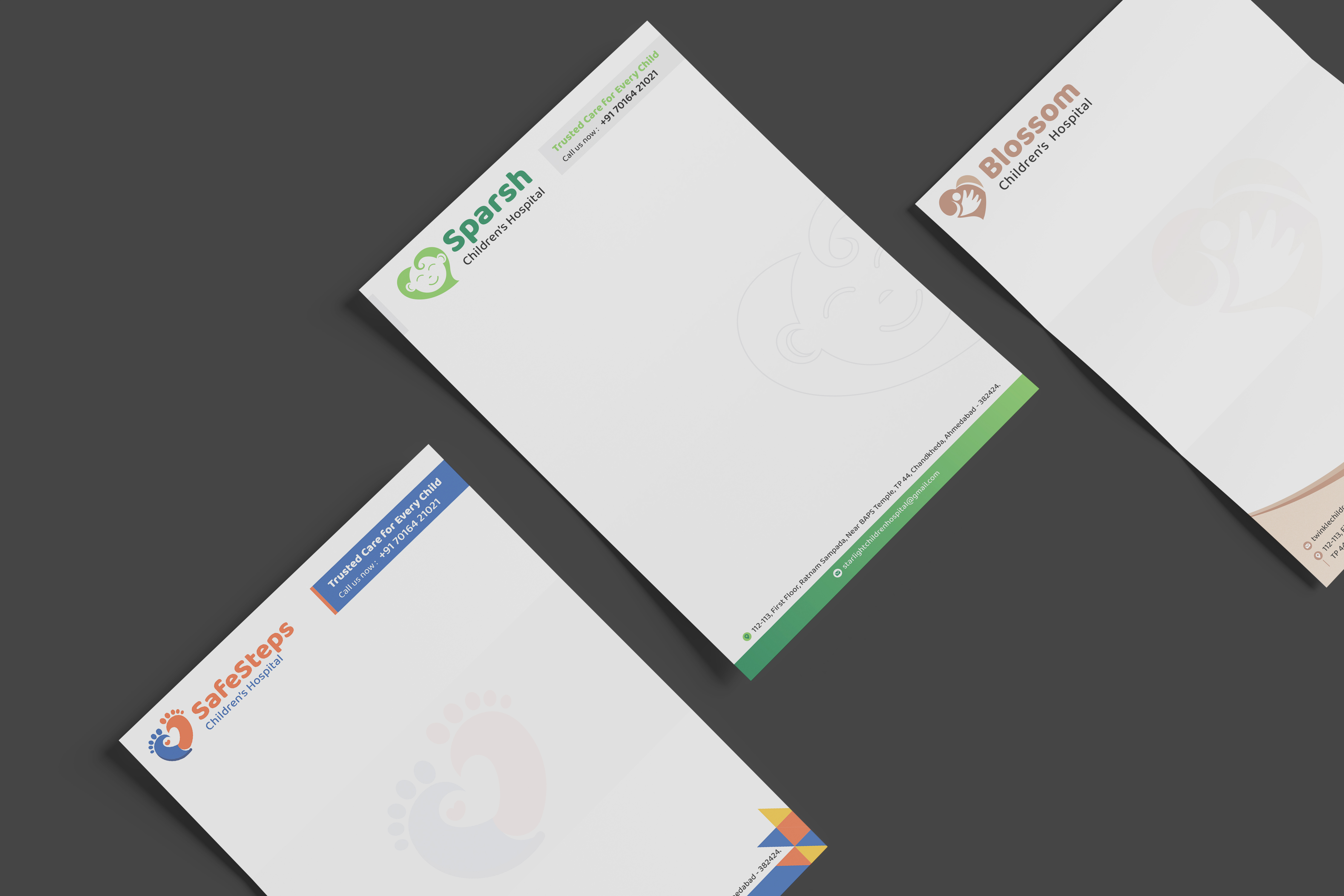 Hospital diagnostic prescription pad printed in Ahmedabad by Mangalam Print and Pack